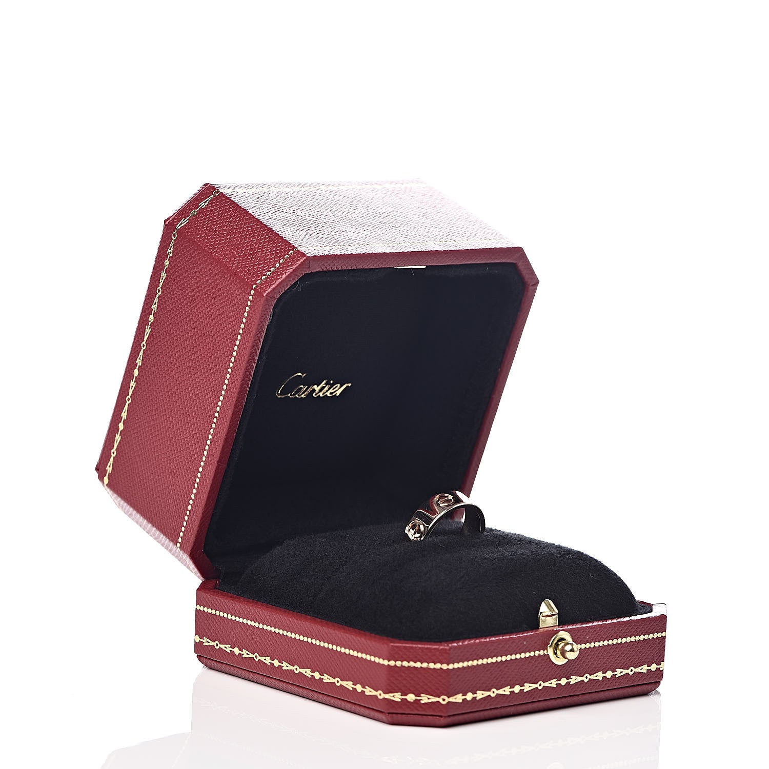 Cartier 18K Pink Gold 5.5mm LOVE Ring 46 3.75 5 of 5