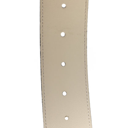 Gucci Calfskin Double G 40mm Belt 85 34 Mystic White 4 of 5