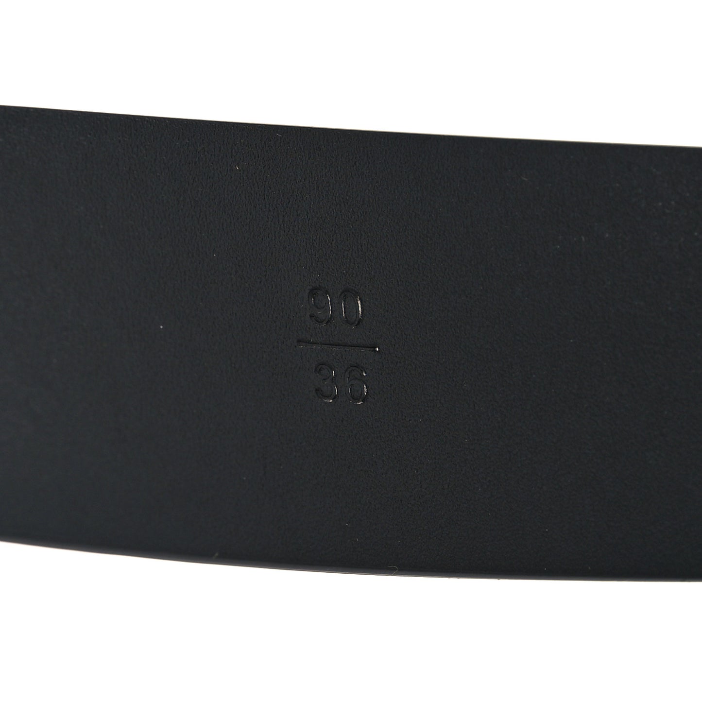 Calfskin CC Chain Belt 90 36 Black