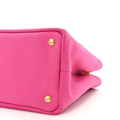 Prada Canapa Small Logo Tote Fuxia 11 of 13