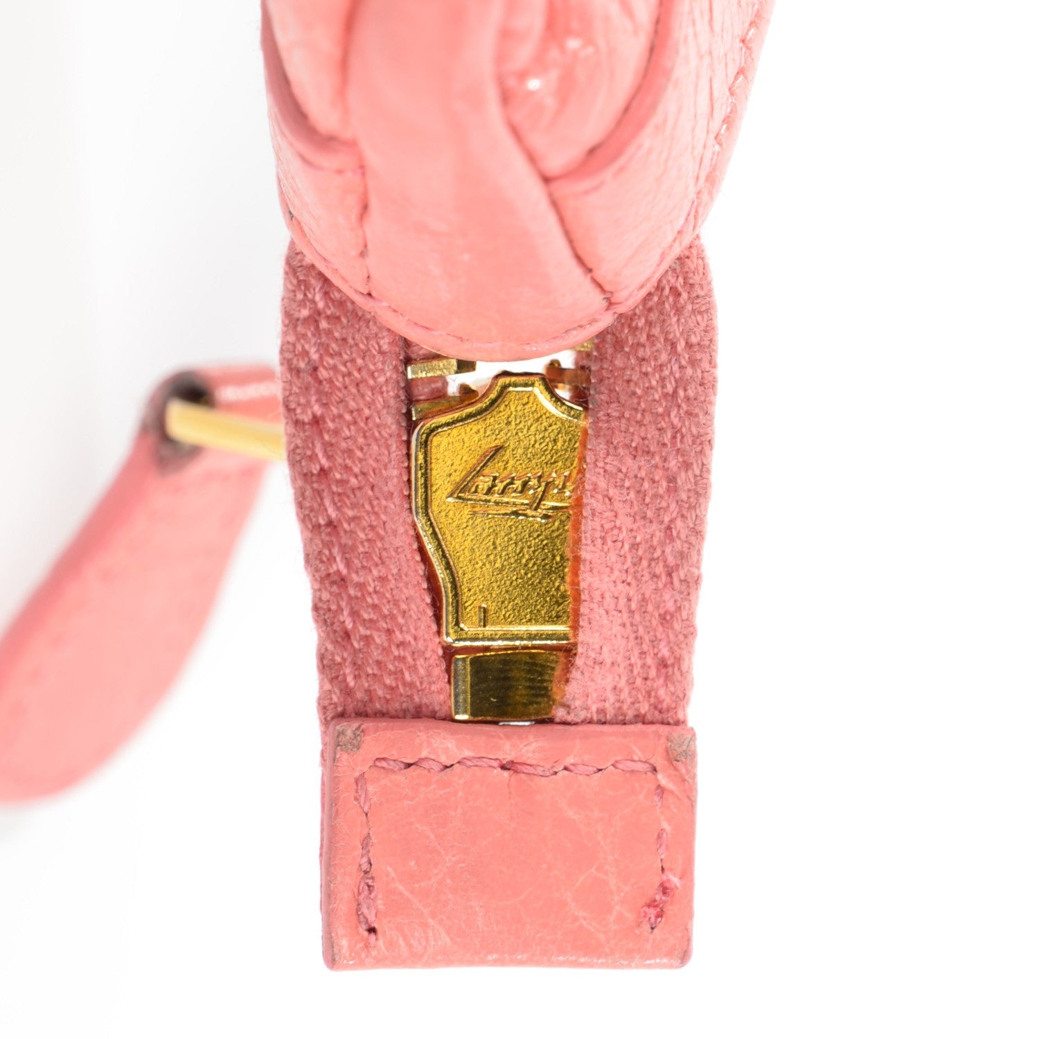 Balenciaga Agneau Giant 12 Gold Hardware M Porte-Monnaie Coin Purse Rose Azalee 9 of 9