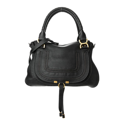 Chloe Calfskin Medium Marcie Satchel Black 1 of 9