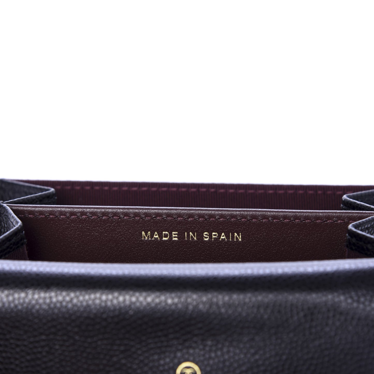 Caviar Quilted Flap Card Holder Chain Wristlet Black