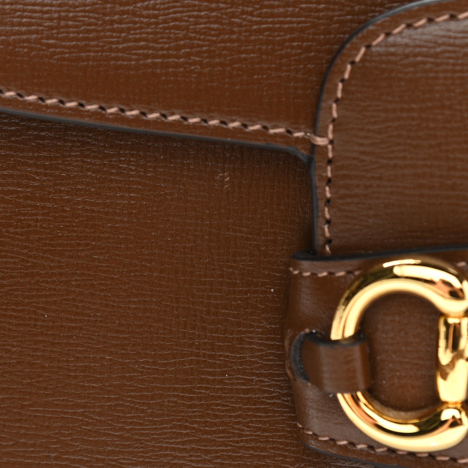 Gucci Azalea Calfskin Horsebit 1955 Shoulder Bag Brown Sugar 8 of 12