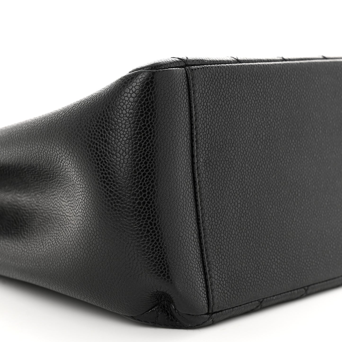 Caviar Quilted Grand Shopping Tote GST Black
