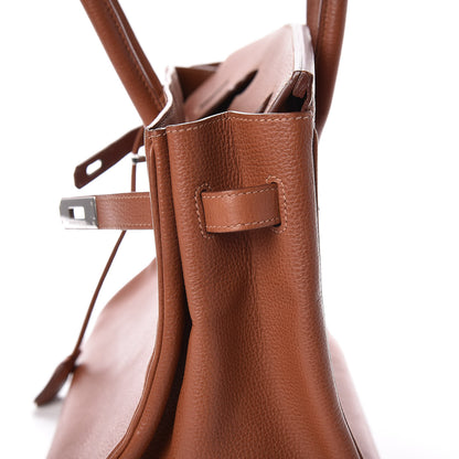 Hermes Vache Liegee Birkin 35 Noisette 17 of 43