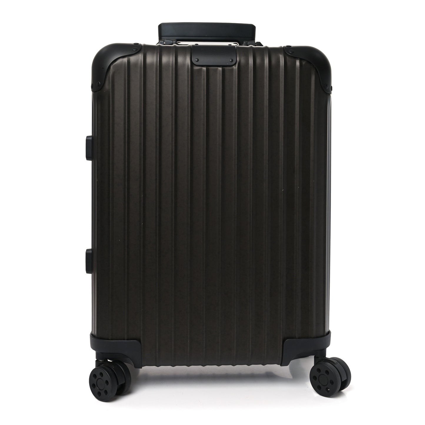 X RICK OWENS Aluminum Original Cabin Luggage Bronze