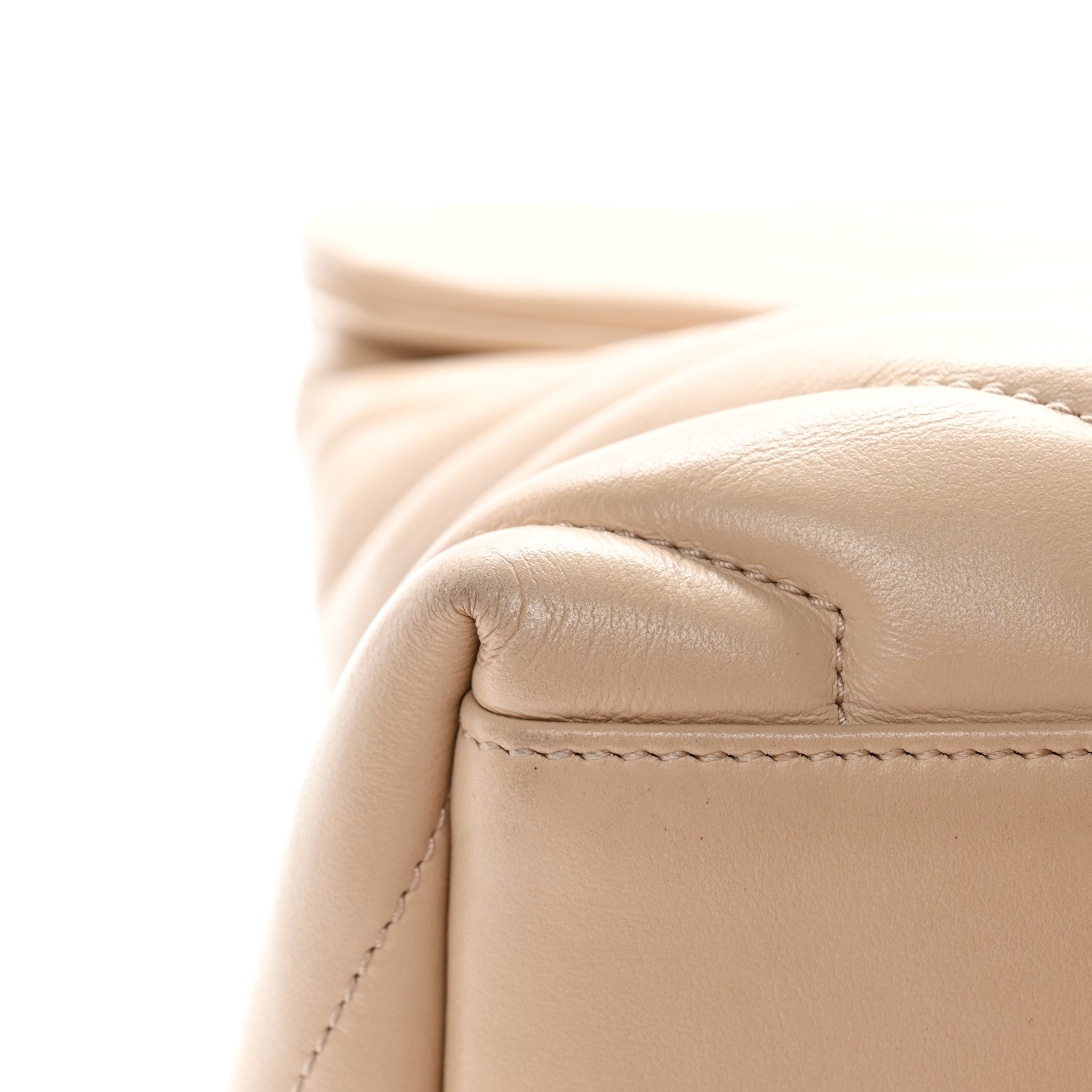 Saint Laurent Calfskin Y Quilted Monogram Medium Loulou Chain Satchel Nude Powder 13 of 15