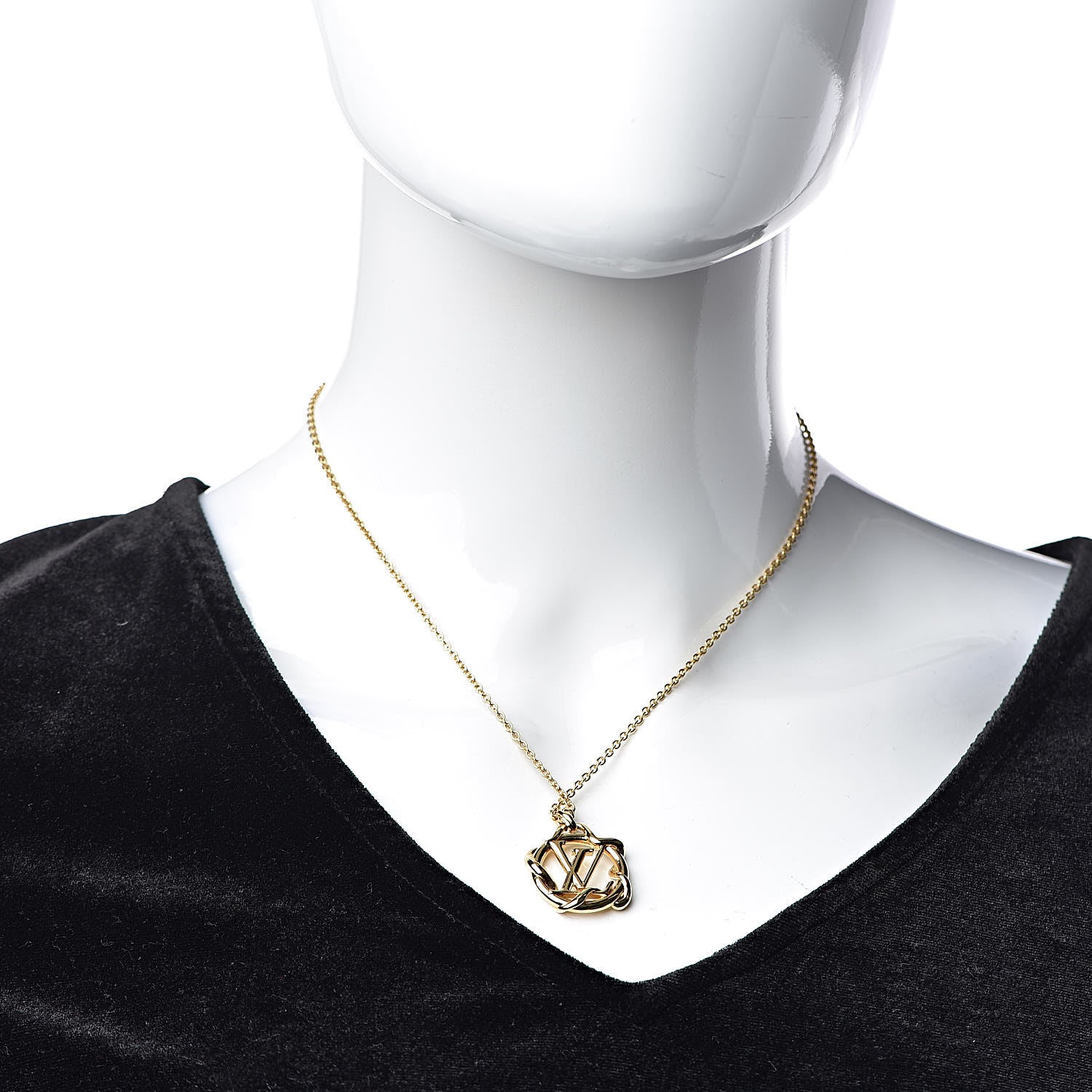 Louis Vuitton Metal Garden Louise Necklace 2 of 7
