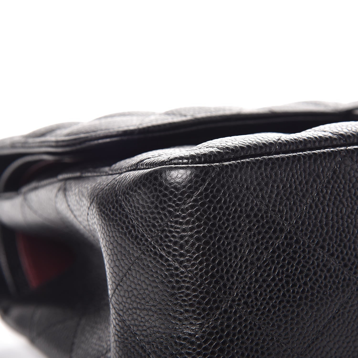 Chanel Caviar Quilted Jumbo Double Flap Black 12 of 13