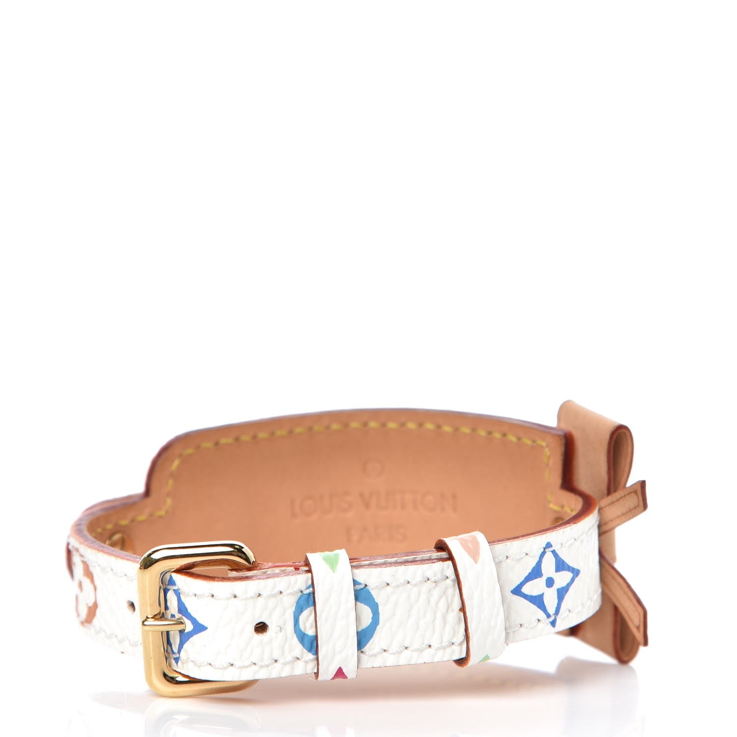Louis Vuitton Monogram Multicolor Address Wish Bracelet White 3 of 6