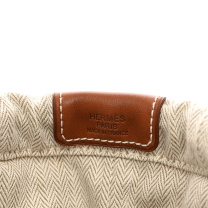 Hermes Canvas Barenia Fourbi 25 MM Pouch Naturel Fauve 6 of 8