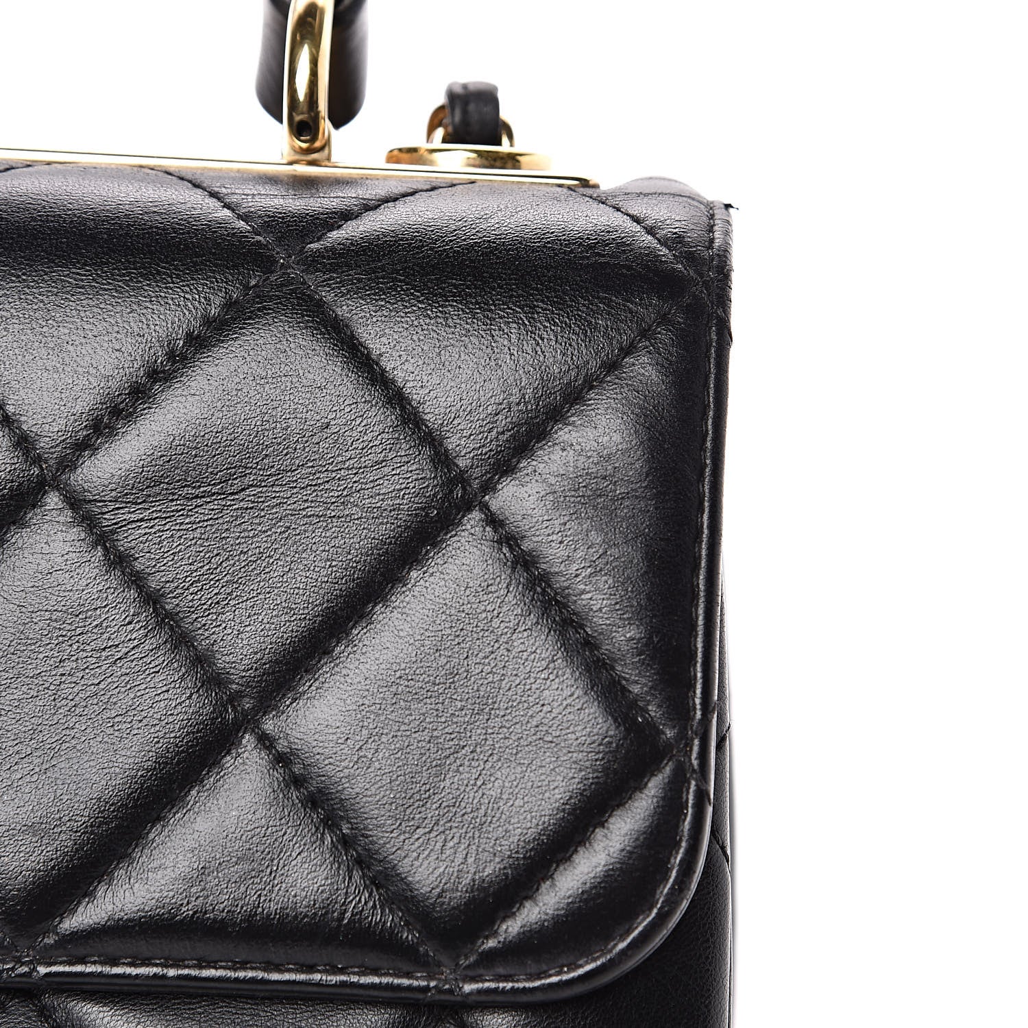 Chanel Lambskin Quilted Small Trendy CC Dual Handle Flap Bag Black 11 of 17