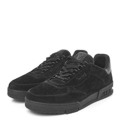 Louis Vuitton Suede Uniform Sneakers 9.5 Black 3 of 9