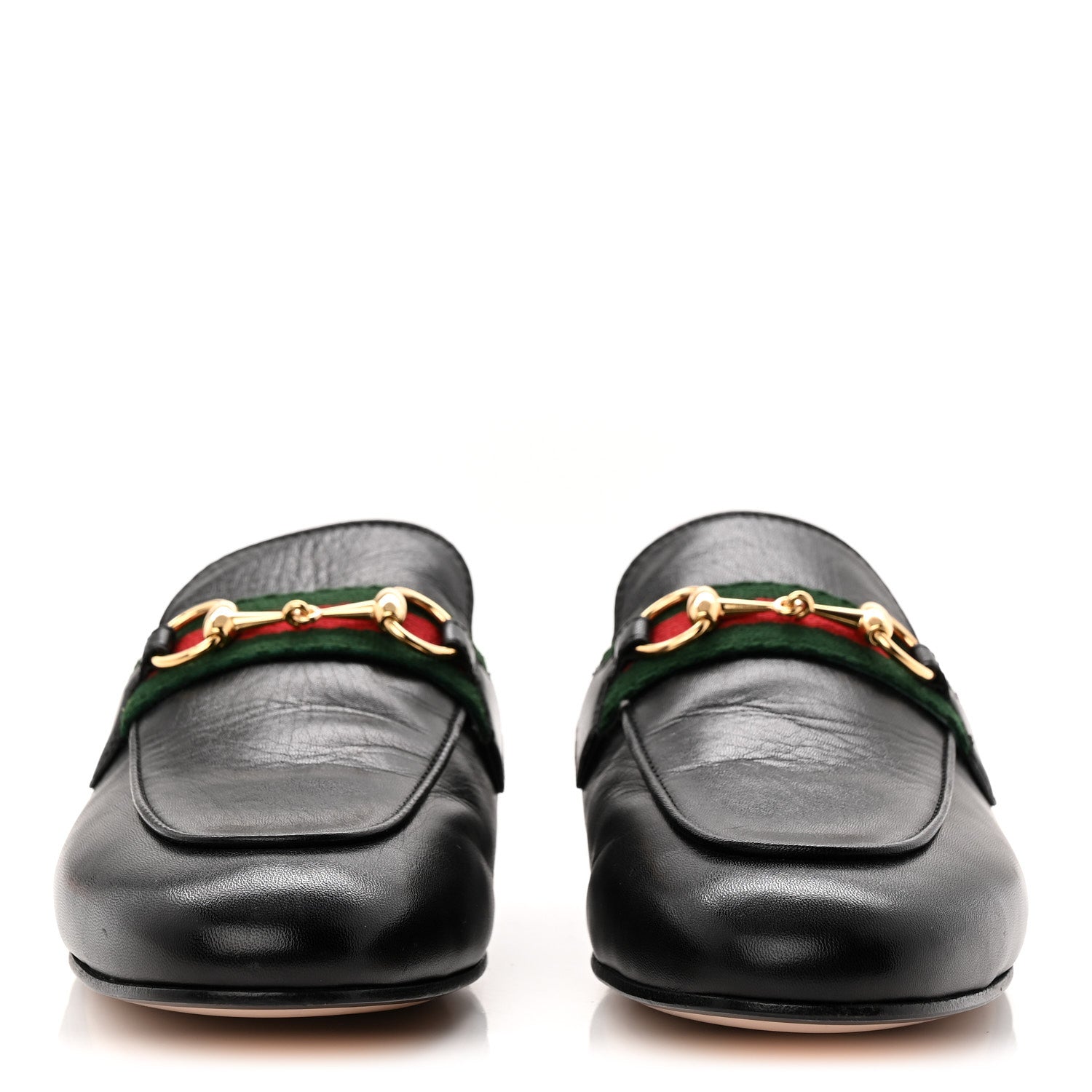 Gucci Malaga Kid Web Womens Princetown Slippers 36 Black 3 of 10