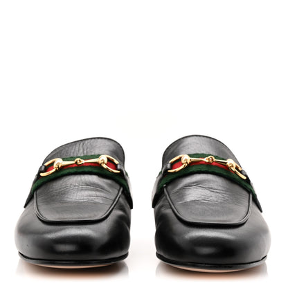 Gucci Malaga Kid Web Womens Princetown Slippers 36 Black 3 of 10