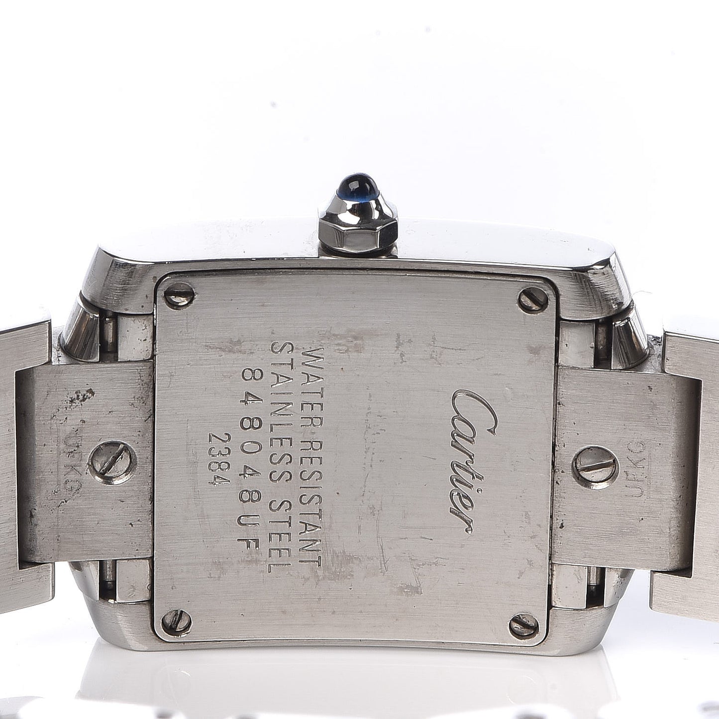 Stainless Steel 20mm Tank Francaise Quartz Watch