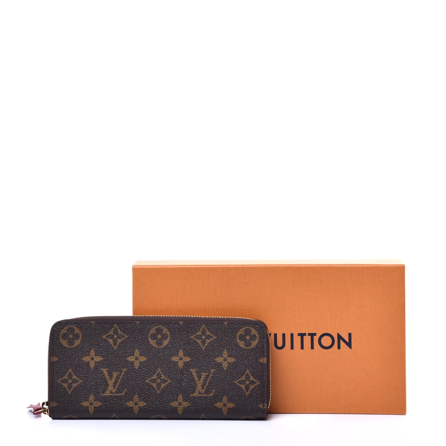 Monogram Clemence Wallet Fuchsia