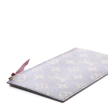 Louis Vuitton Monogram Felicie Chain Wallet Zippered Insert Fuchsia 6 of 7