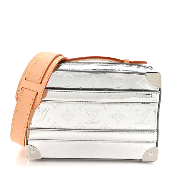 Louis Vuitton Monogram Mirror Handle Trunk Silver 1836087
