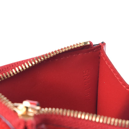 Louis Vuitton Vernis Key Pouch NM Cherry 7 of 8