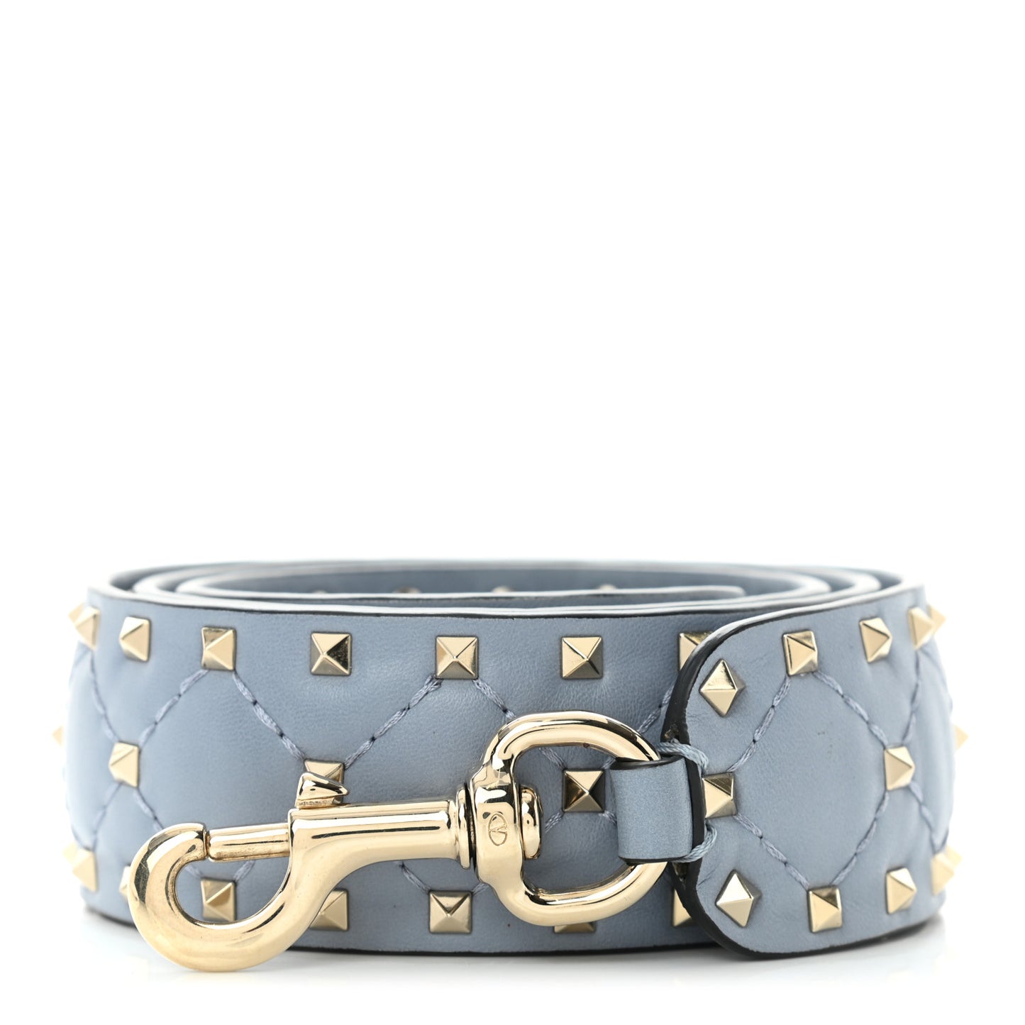 Nappa Free Rockstud Spike Shoulder Strap Aqua