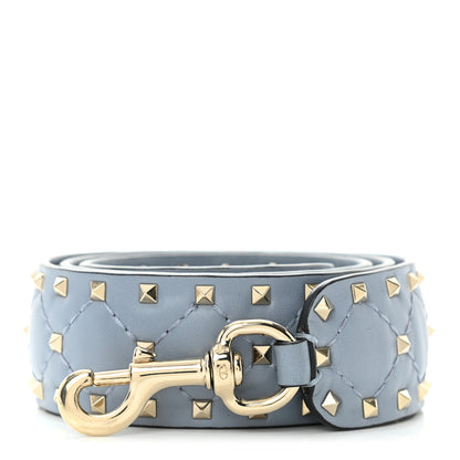 Valentino Garavani Nappa Free Rockstud Spike Shoulder Strap Aqua 1 of 4