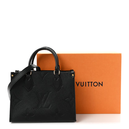 Louis Vuitton Empreinte Monogram Giant Onthego PM Black 10 of 10