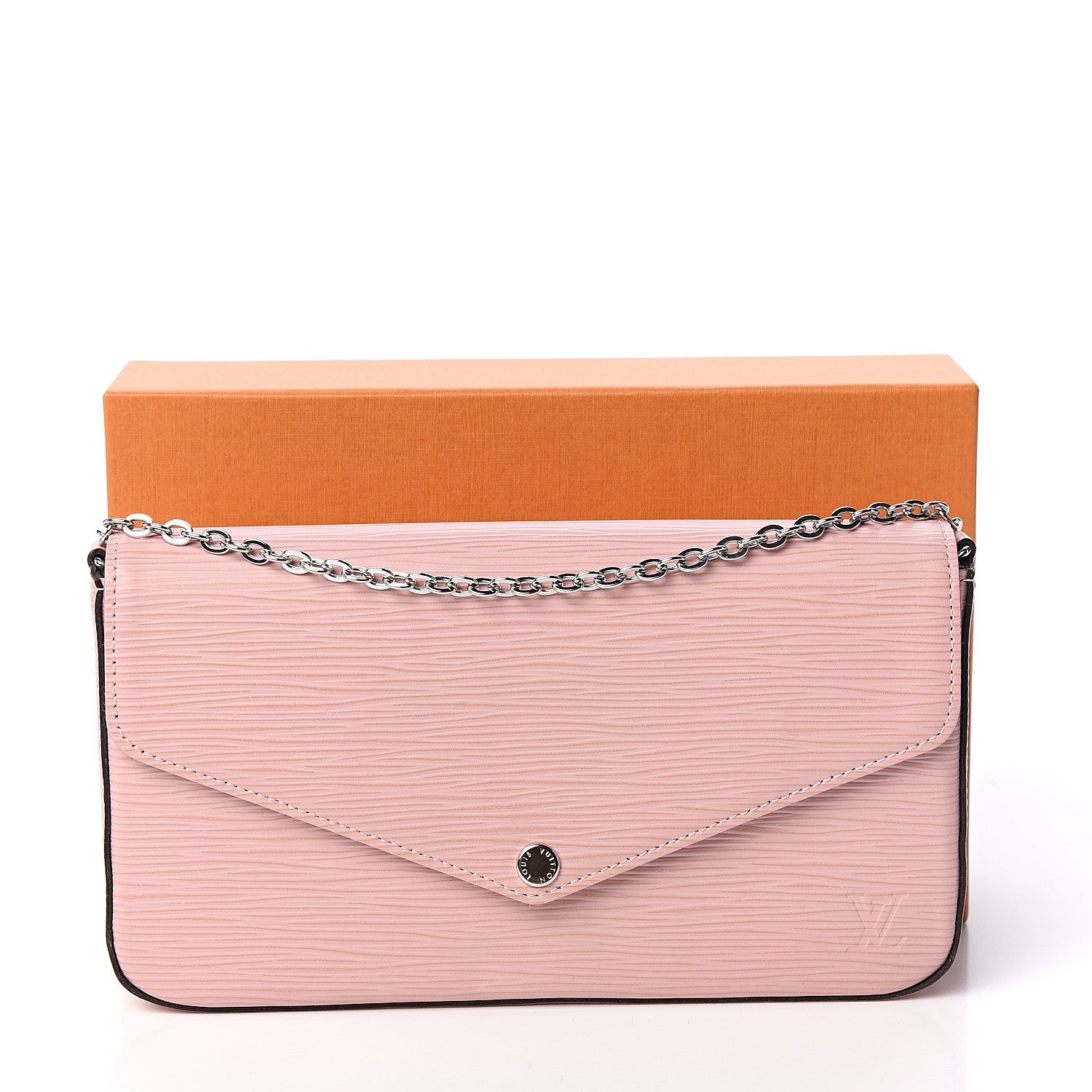 Louis Vuitton Epi Pochette Felicie Rose Ballerine 9 of 9