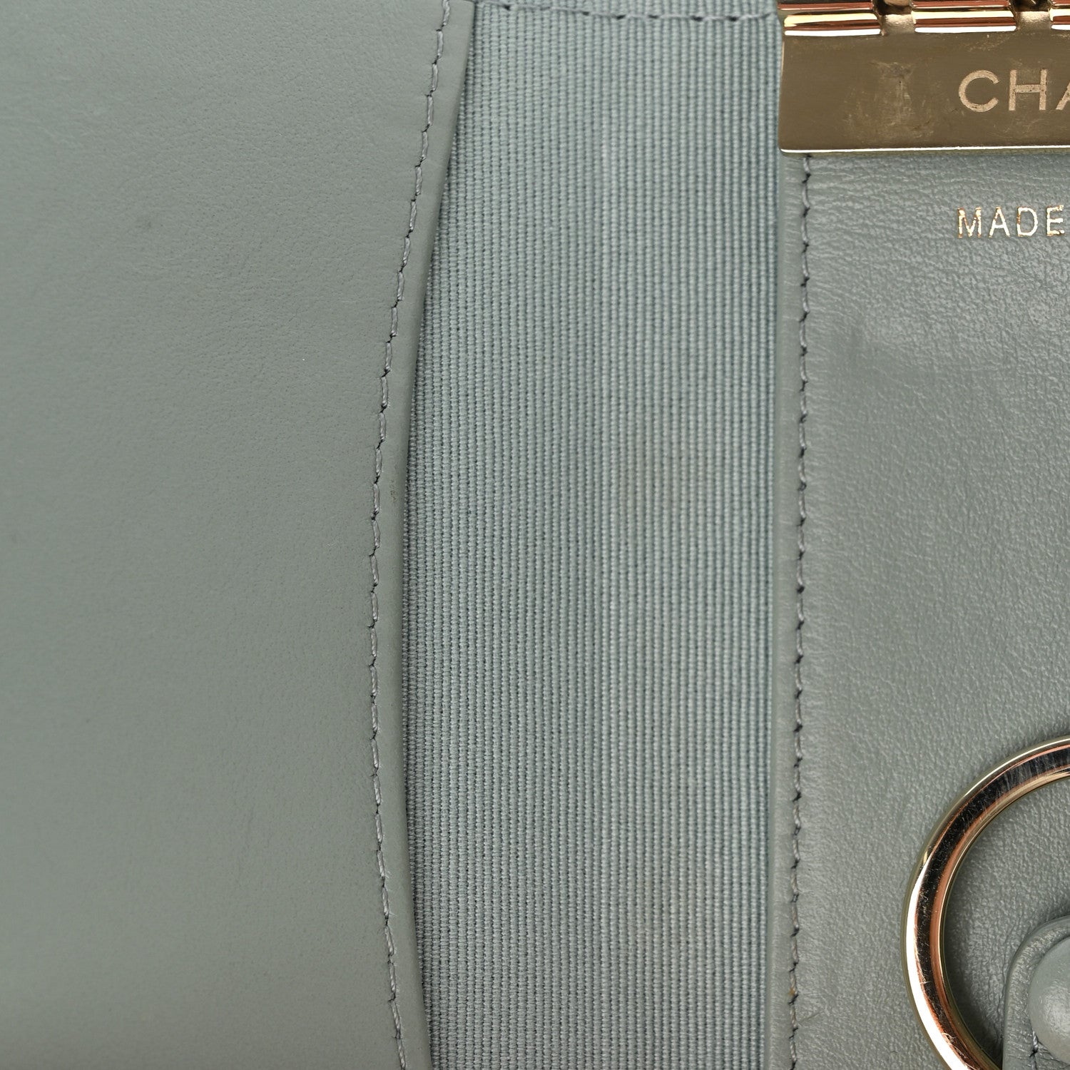 Chanel Caviar Quilted Classic 4 Key Holder Wallet Grey 10 of 17