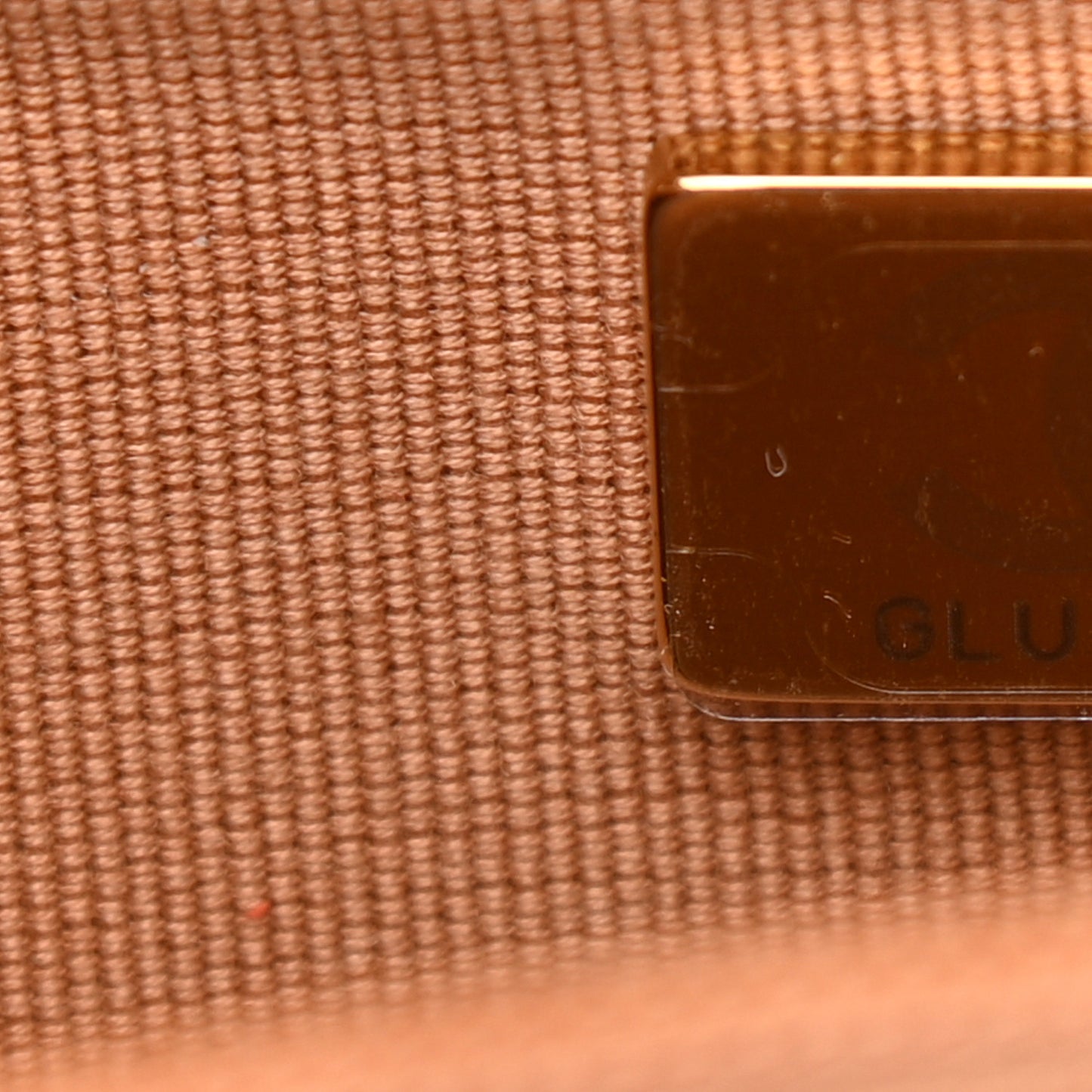 Metallic Lambskin Quilted Wallet On Chain WOC Golden
