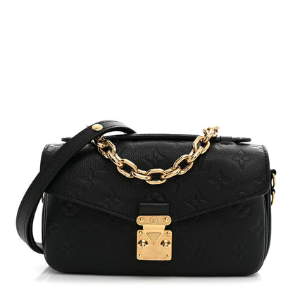 Louis Vuitton Empreinte Pochette Metis East West Black 1 of 9