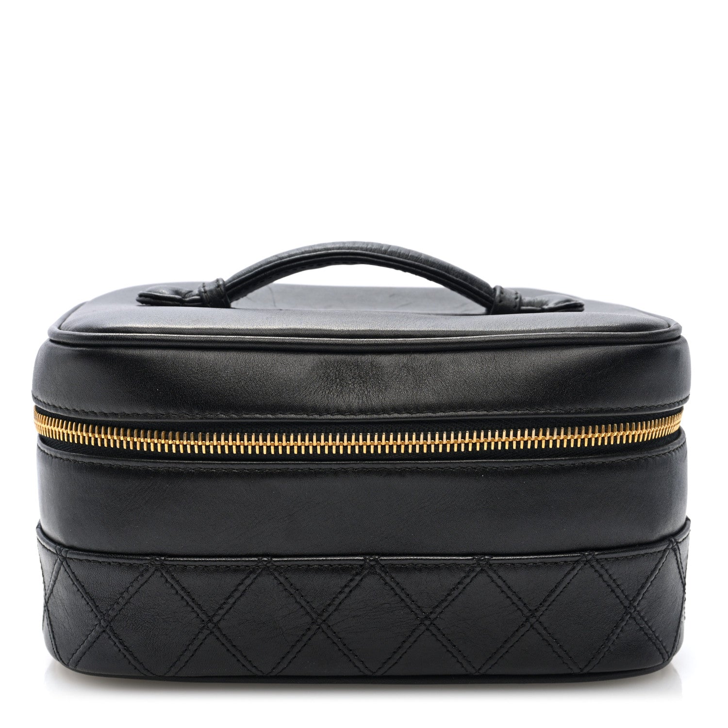 Chanel Lambskin Vanity Cosmetic Case Black 1 of 7