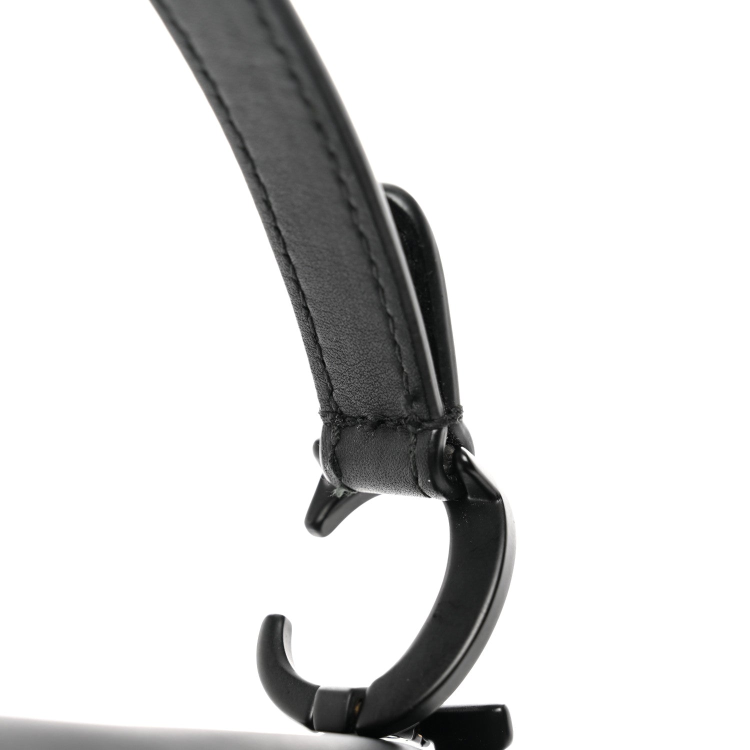 Christian Dior Ultra Matte Calfskin Mini Saddle Bag Black 9 of 10