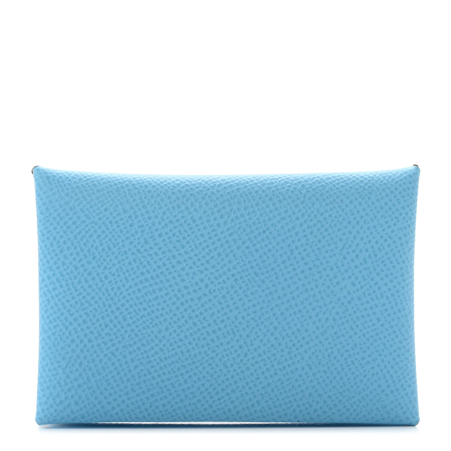 Hermes Epsom Calvi Card Case Celeste 1 of 6