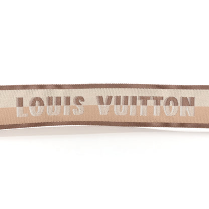 Louis Vuitton Jacquard Neverfull BB Shoulder Strap Beige Brown 3 of 5