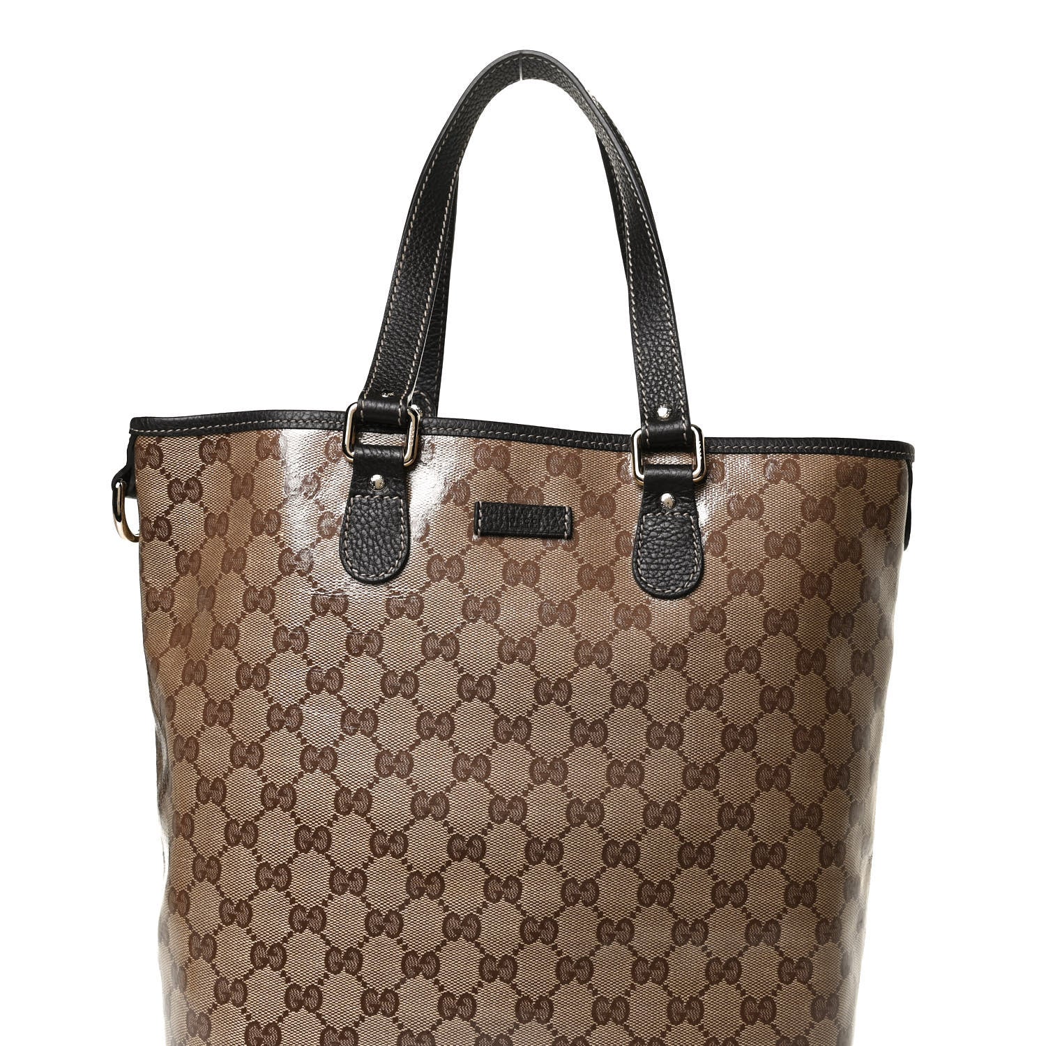 Gucci Crystal Monogram Joy Tote Dark Brown 9 of 12