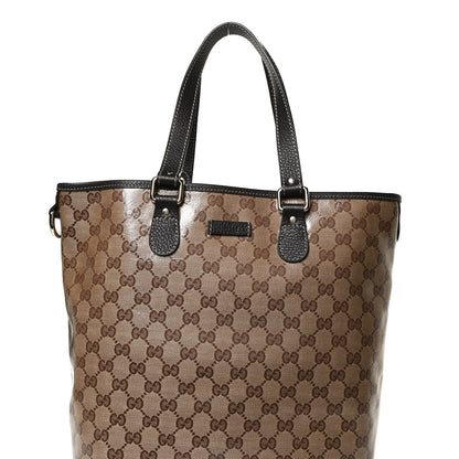 Gucci Crystal Monogram Joy Tote Dark Brown 9 of 12