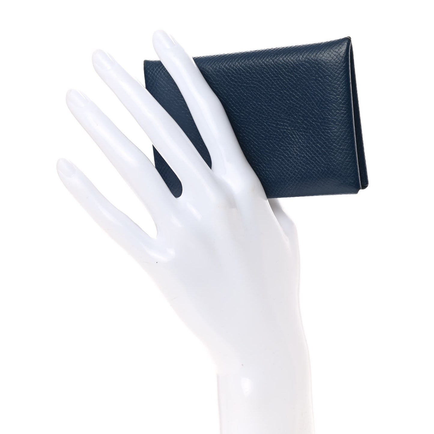 Epsom Calvi Card Case Bleu Indigo