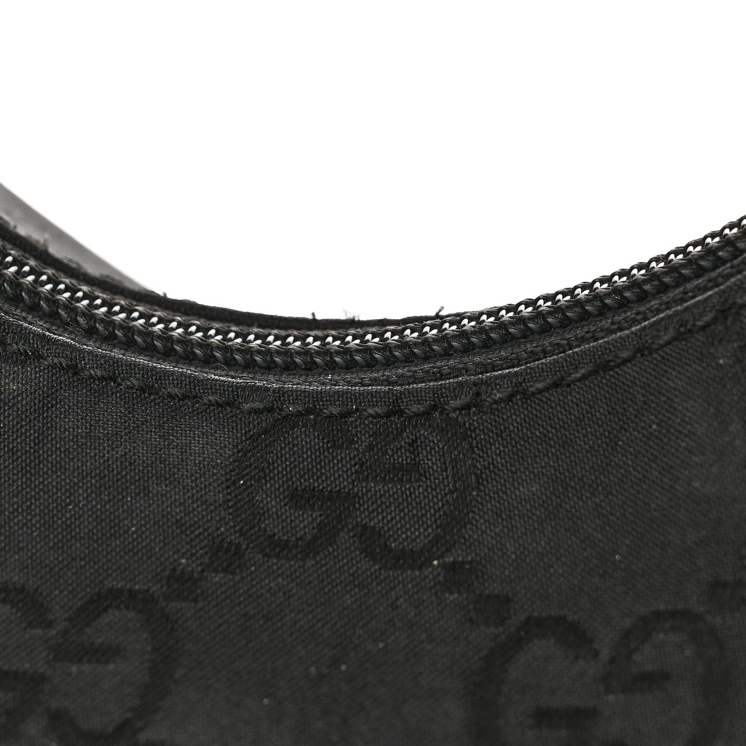 Gucci Nylon Monogram Small Hobo Black 14 of 16