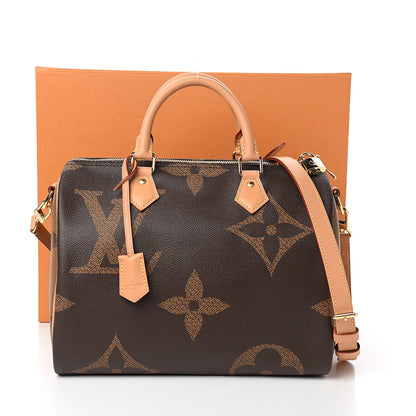 Louis Vuitton Reverse Monogram Giant Speedy Bandouliere 30 10 of 10