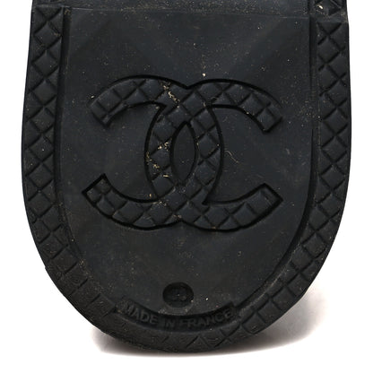 Chanel Caoutchouk CC High Boots 38 Black 7 of 9