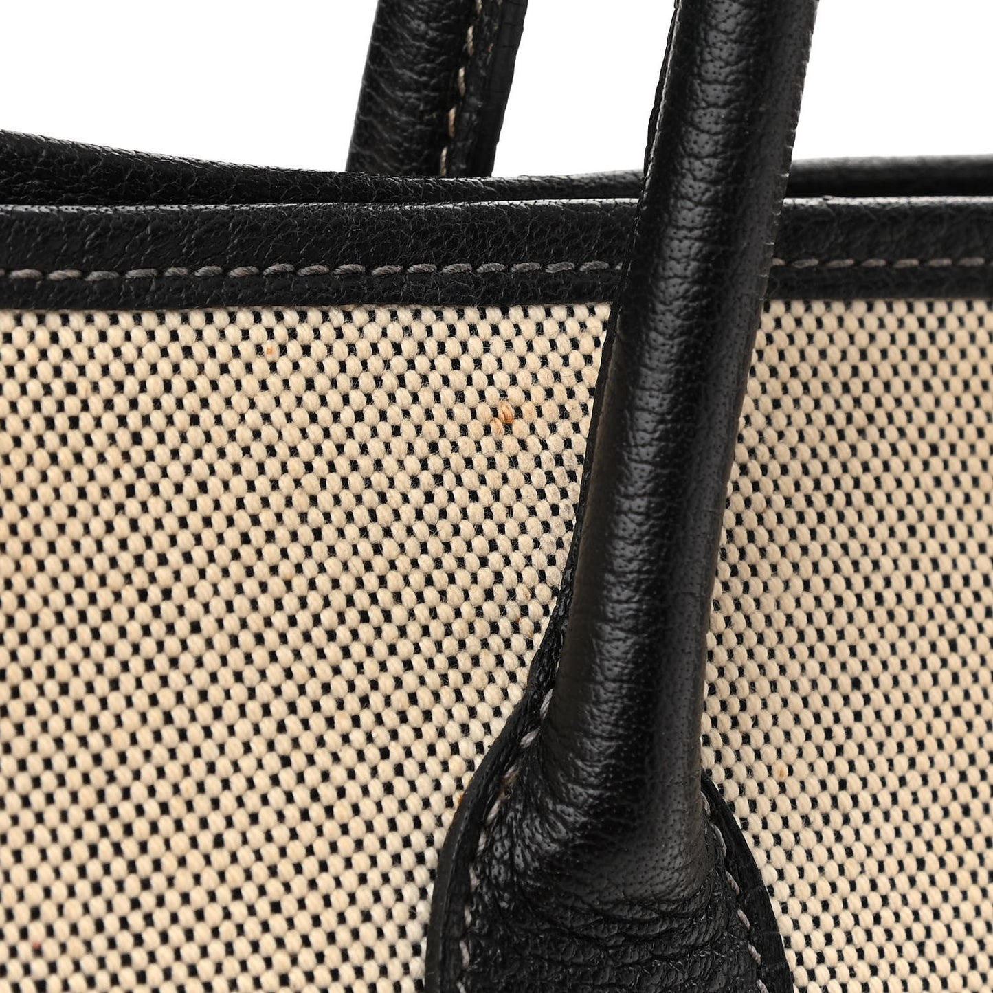 Toile Buffle Skipper Garden Party 36 MM Tote Black