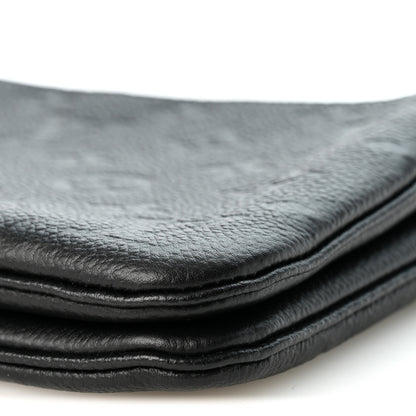 Louis Vuitton Empreinte Double Zip Pochette Black 10 of 11