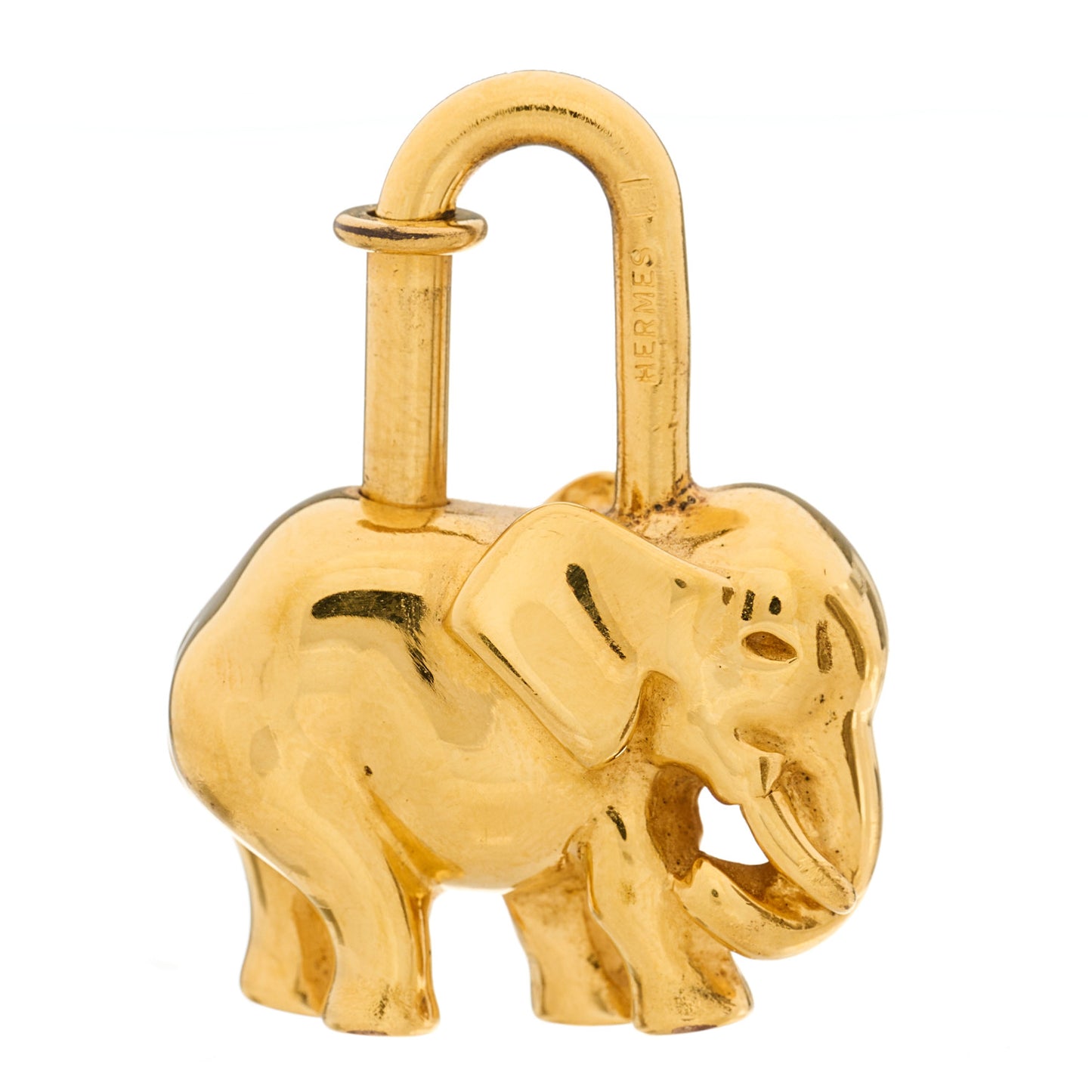 Permabrass Elephant Cadena Lock Gold