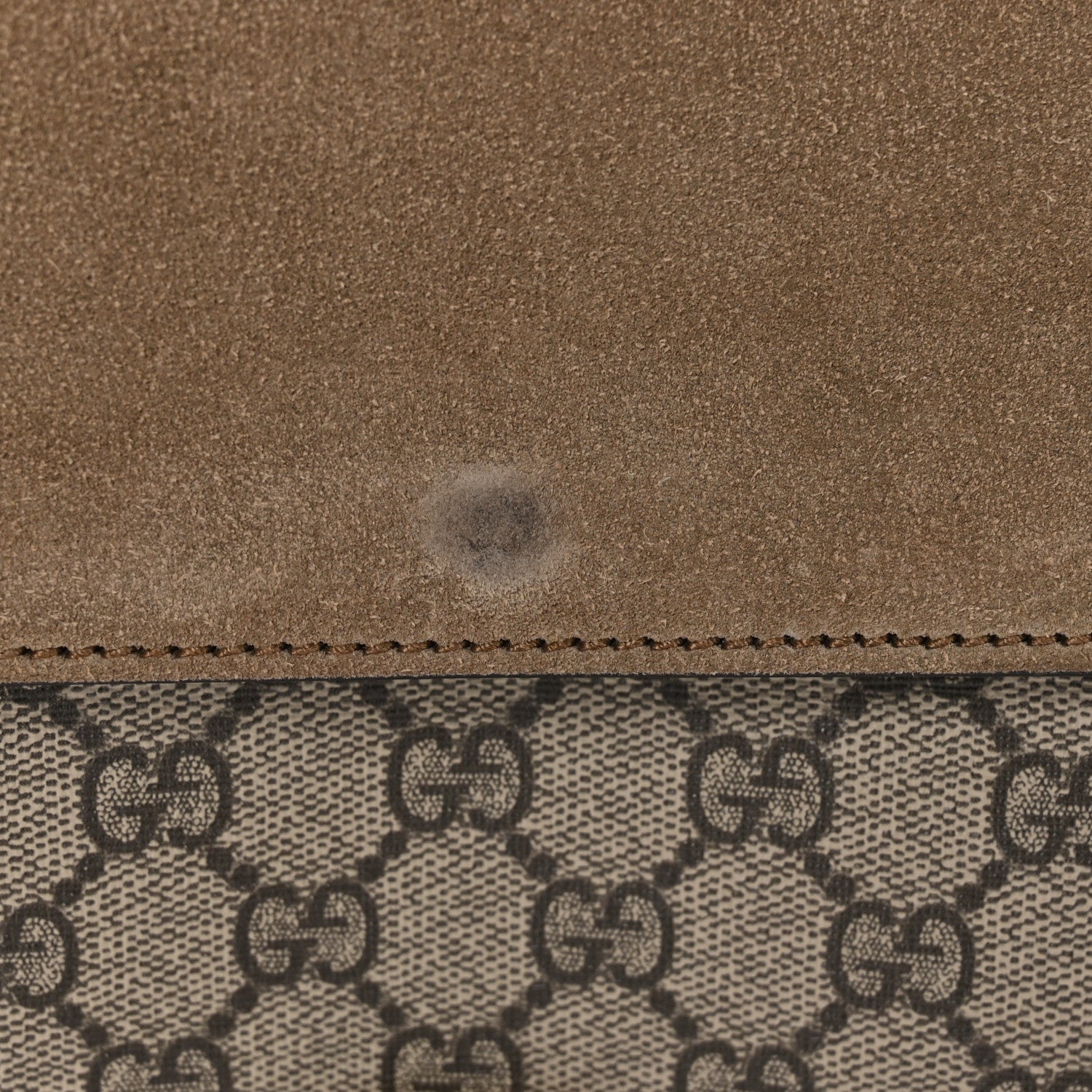 Gucci GG Supreme Monogram Medium Dionysus Shoulder Bag Taupe 12 of 13