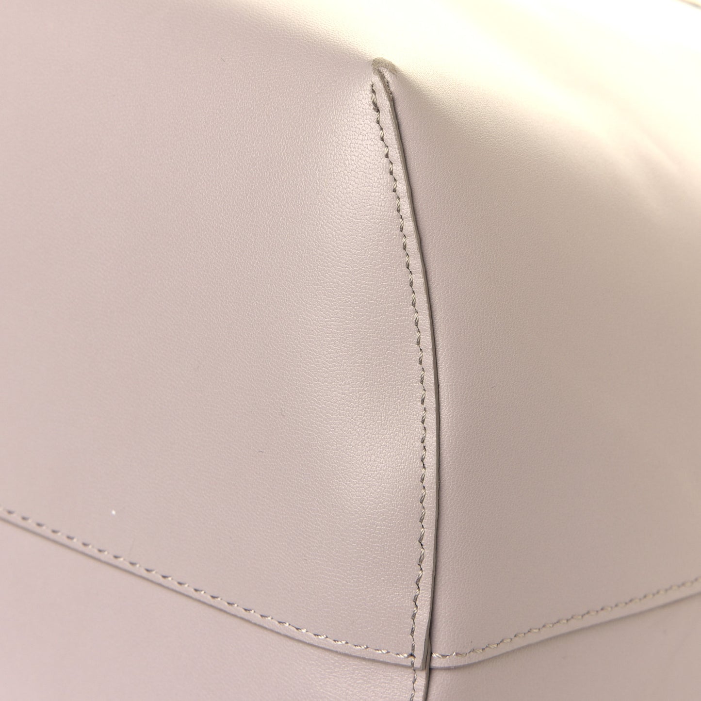 Vitello Ginevra Elaphe Monster Eyes Shopping Tote Grigio Polvere Naturale