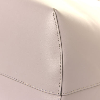 Fendi Vitello Ginevra Elaphe Monster Eyes Shopping Tote Grigio Polvere Naturale 9 of 16