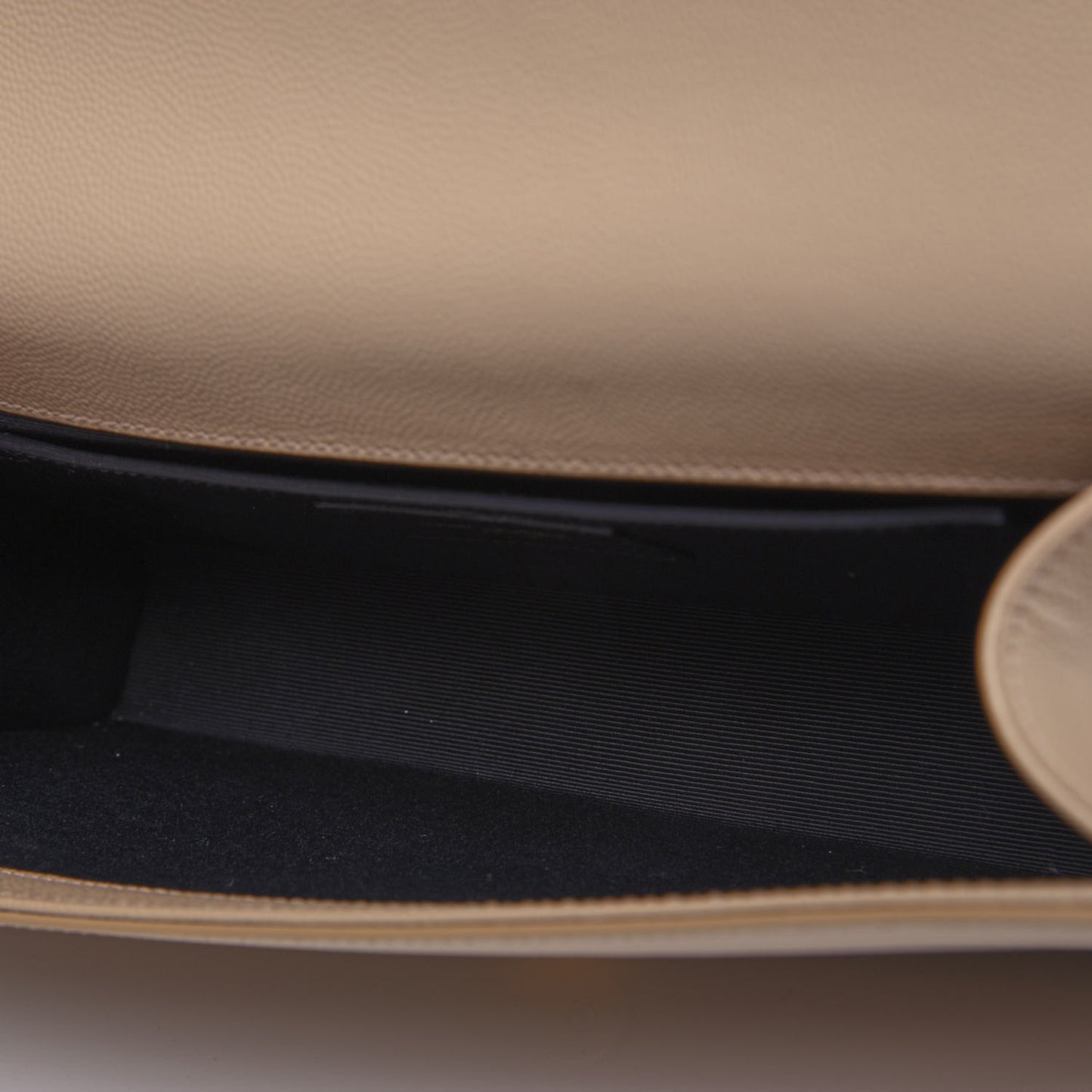 Grain De Poudre Classic Monogram Cassandre Clutch Nude
