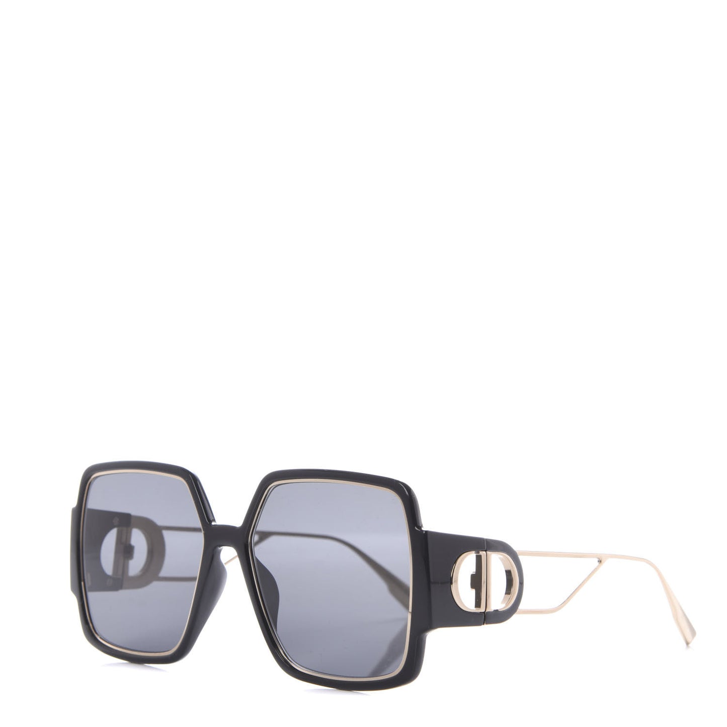 Square 30 Montaigne Sunglasses Black